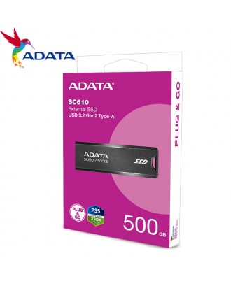 External SSD ADATA SC610 500GB USB 3.2 Gen2 (USB 10Gbps)